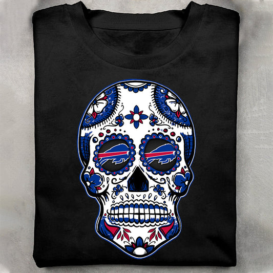 Day of the Dead Sugar Skull Shirt - BFL Bills