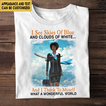 Personalized Flight Attendant Shirt
