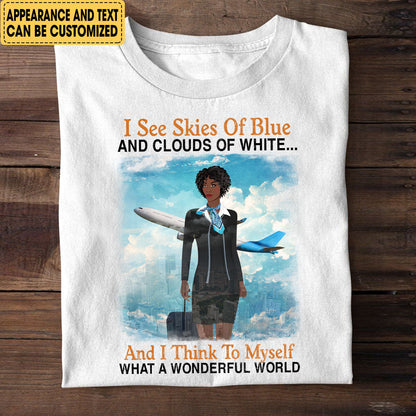 Personalized Flight Attendant Shirt
