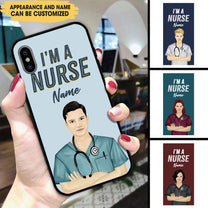 I Am A Nurse - Personalized Glass Phone Case