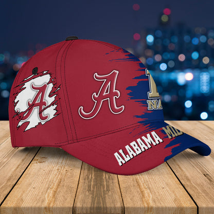 Two Teams Classic Cap - Customized Classic Cap ALBMCST NAVY