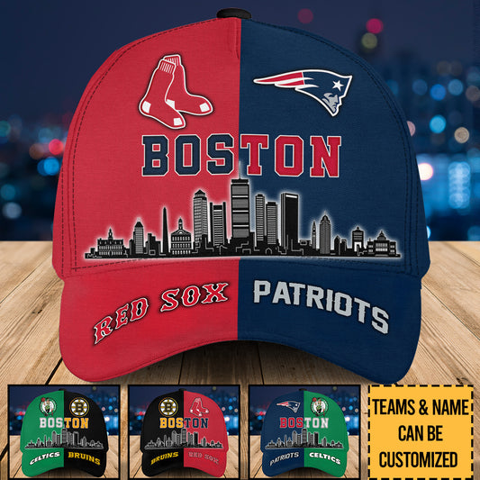 Boston Skyline Team Classic Cap - Customized Classic Cap