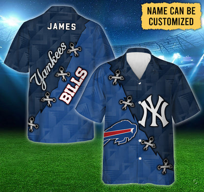 Team Hawaiian Shirt - Customized Hawaiian Shirt - NYYK, BFB