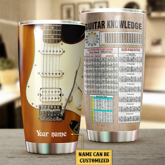 Personalized Guitar Knowledge Tumbler