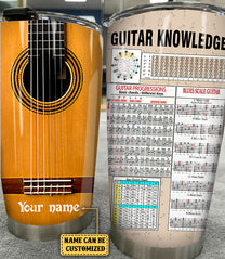Personalized Guitar Knowledge Tumbler