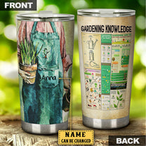Personalized Gardening Knowledge Tumbler