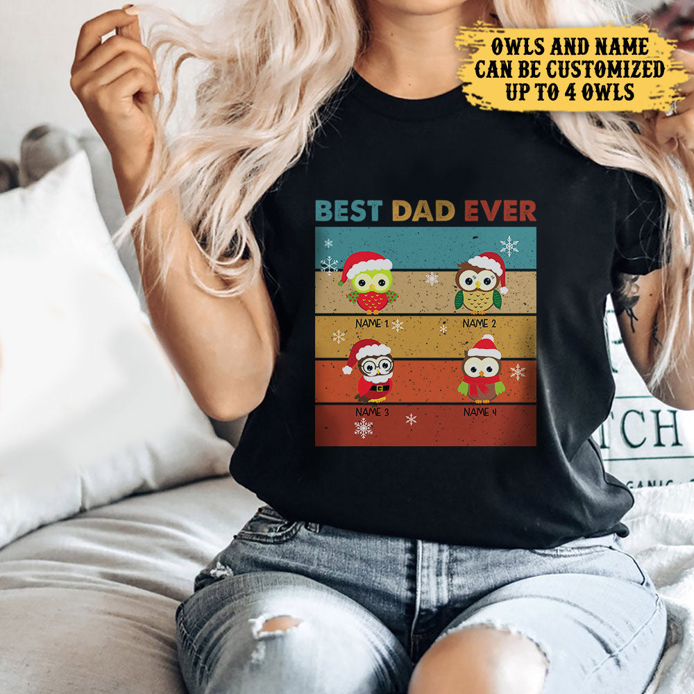 Best Owls Mom Ever - Personalized Shirt