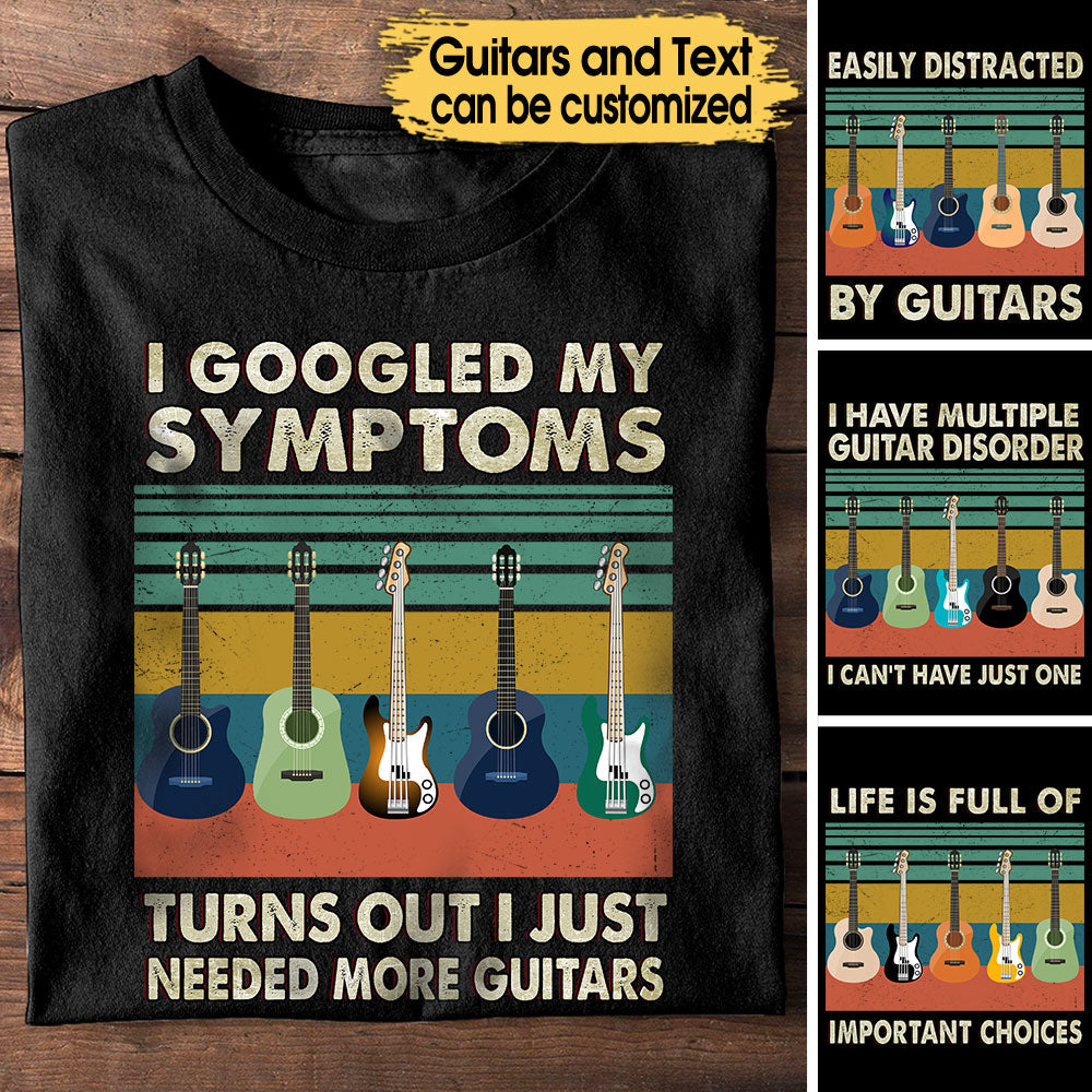 Easily Distracted By Guitars - Personalized Shirt