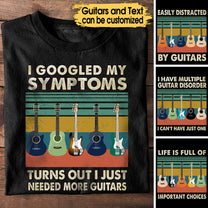 Easily Distracted By Guitars - Personalized Shirt