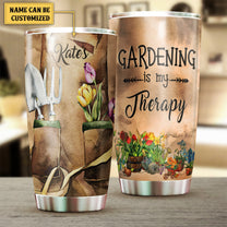 Personalized Gardening Is My Therapy Tumbler