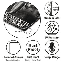 Personalized Fitness Club Metal Sign