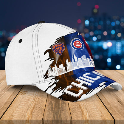 Chicago Skyline Classic Cap - Customized Team Classic Cap V2