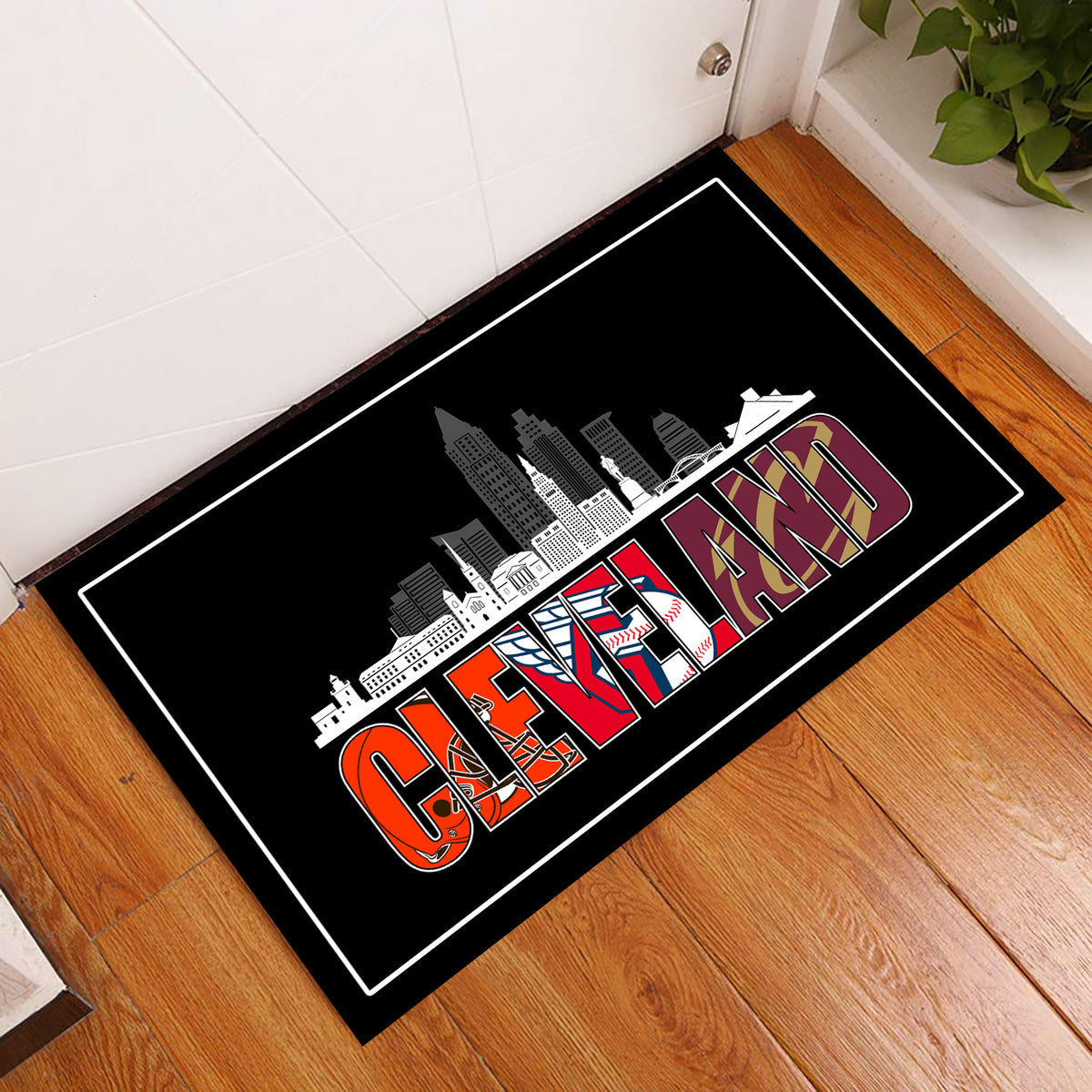 Cleveland Sports V2 - Anti Slip Indoor Doormat