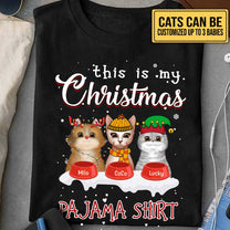 This Is My Christmas Pajama Shirt - Personalized Shirt