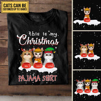 This Is My Christmas Pajama Shirt - Personalized Shirt