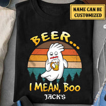 Personalized Beer... I Mean, Boo Halloween Shirt