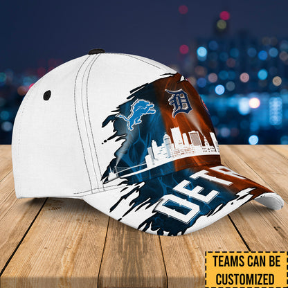 Detroit Skyline Classic Cap - Customized Team Classic Cap
