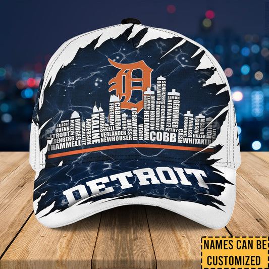Detroit Legend Skyline Classic Cap - Customized Classic Cap - DTTG