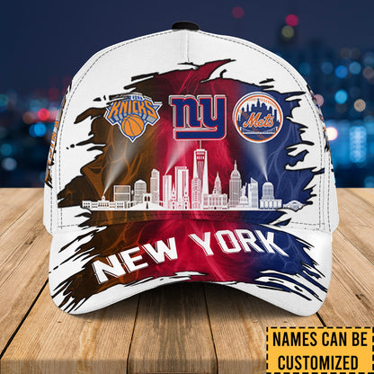 New York Skyline Classic Cap - Customized Classic Cap - v6