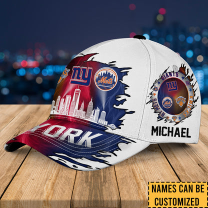 New York Skyline Classic Cap - Customized Classic Cap - v6