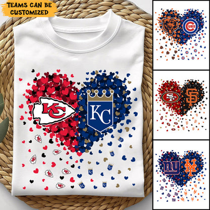 Just A Girl Loves Her Teams - Customized Shirt