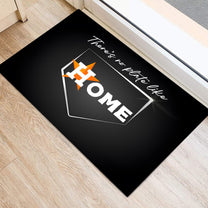 There's No Plate Like Home Doormat - Anti Slip Indoor Doormat - HTAT