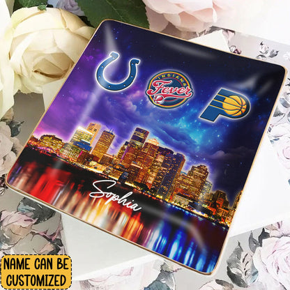Indianapolis Skyline Jewelry Dish - Customized Ring Dish