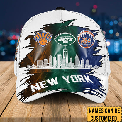 New York Skyline Classic Cap - Customized Classic Cap - v5
