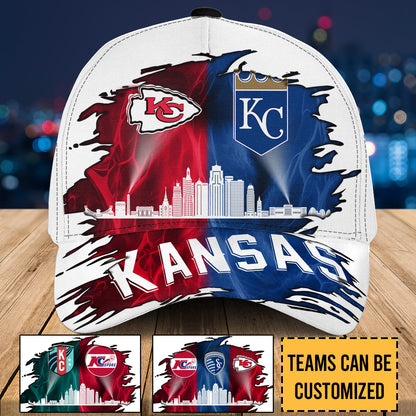 Kansas Skyline Classic Cap - Customized Team Classic Cap