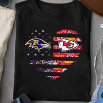 American Flag Heart Shirt - BTMRV, KSCC