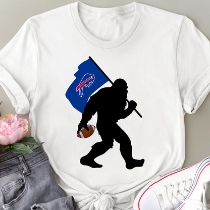 Bigfoot with Flag Shirt - BFLB