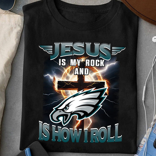 Jesus is my Rock and that is how I Roll Shirt - PLDPAEG