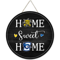 Home Sweet Home - Round Wooden Sign for Kim Eaves