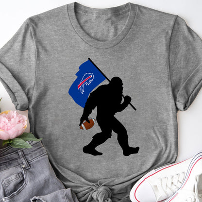 Bigfoot with Flag Shirt - BFLB