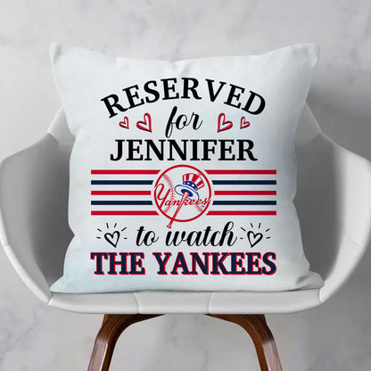 Reserved For To Watch Pillow - Customized Pillow (Insert Included) v2