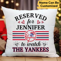 Reserved For To Watch Pillow - Customized Pillow (Insert Included) v2