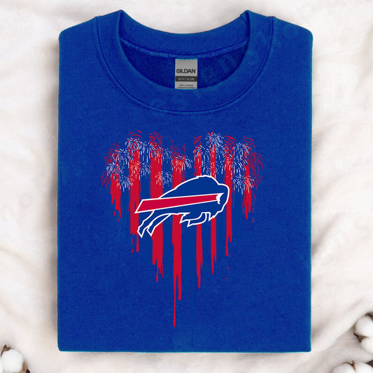 American Heart Firework Shirt - BFLB