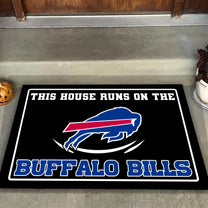 This House Runs On Doormat - Anti Slip Indoor Doormat - BFLB