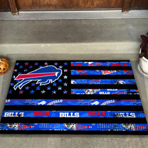 USA Flag - Anti Slip Indoor Doormat - BFLB