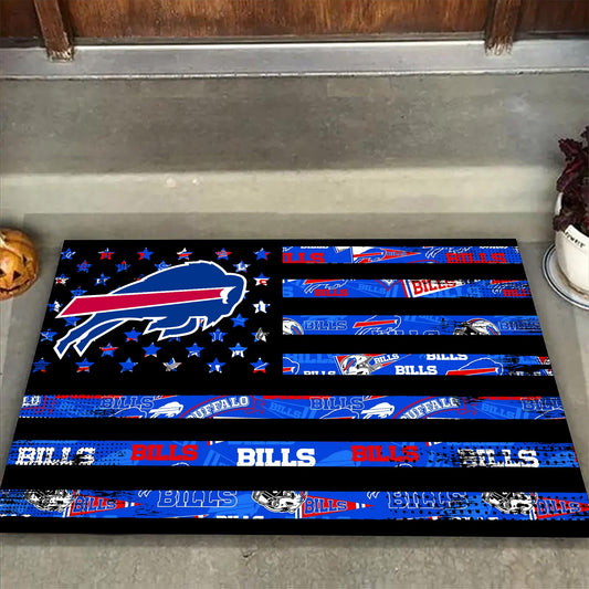 USA Flag - Anti Slip Indoor Doormat - BFLB