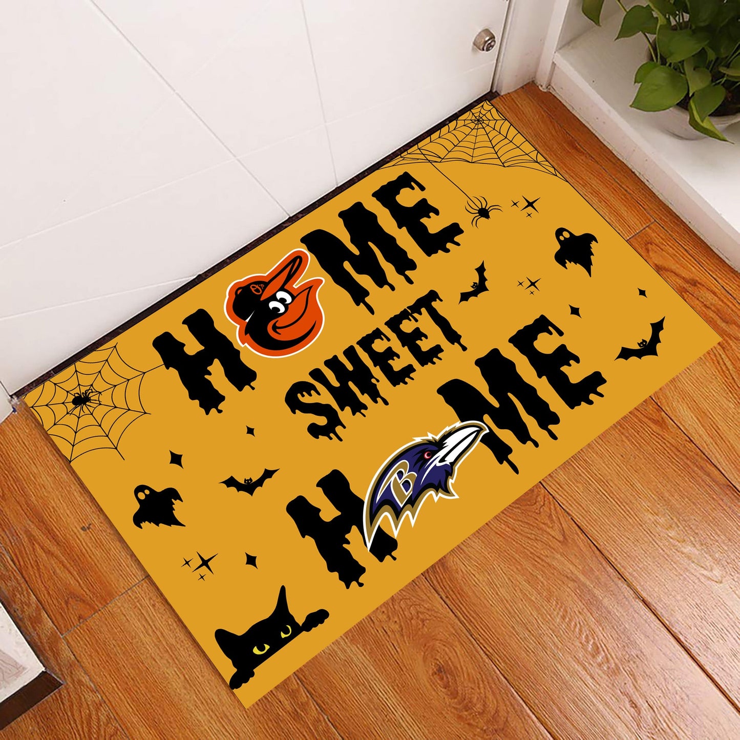 Home Sweet Home - Halloween Version - Anti Slip Indoor Doormat