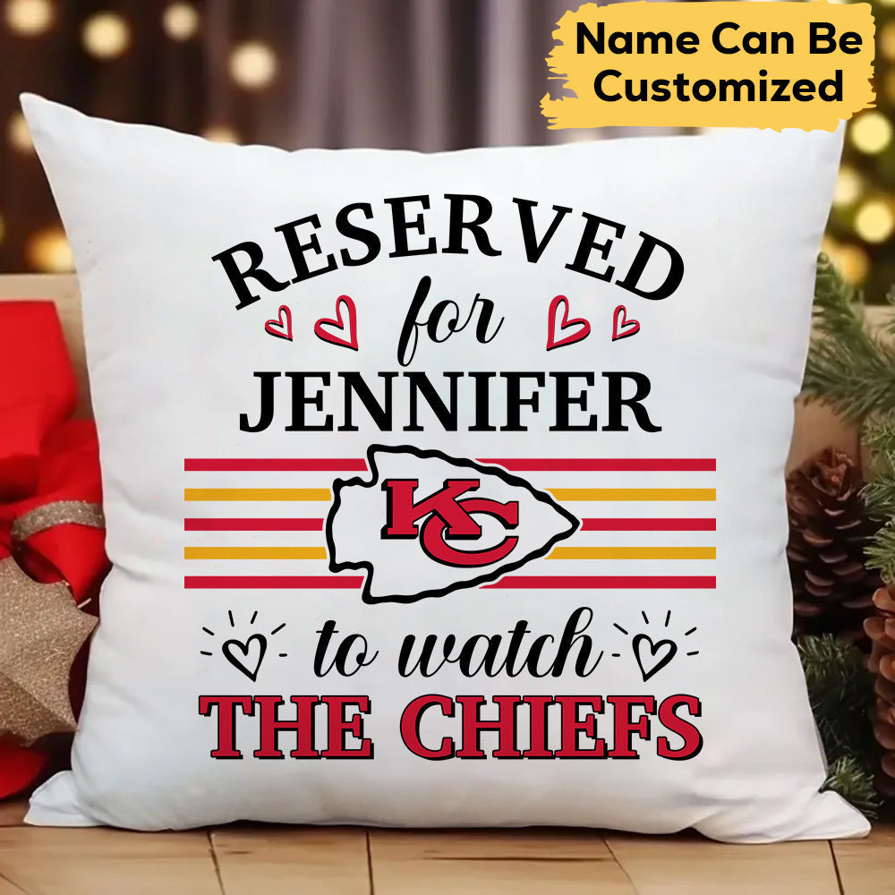 Reserved For To Watch Pillow - Customized Pillow (Insert Included)