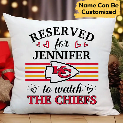 Reserved For To Watch Pillow - Customized Pillow (Insert Included)