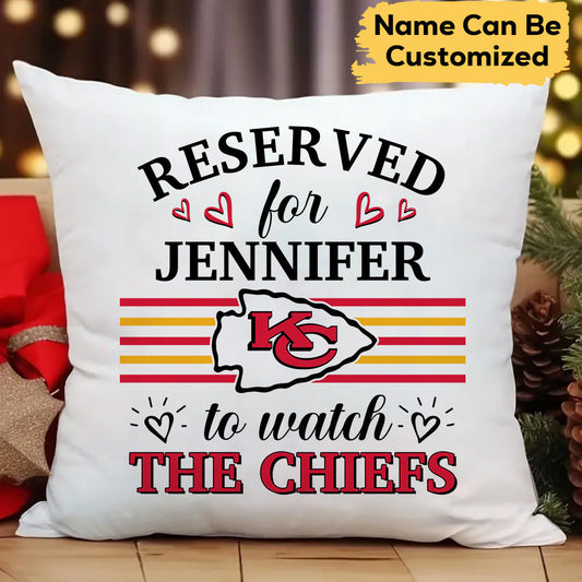 Reserved For To Watch Pillow - Customized Pillow (Insert Included)