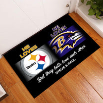 Home Sweet Home - Anti Slip Indoor Doormat - Customized Doormat for Steve and Paul