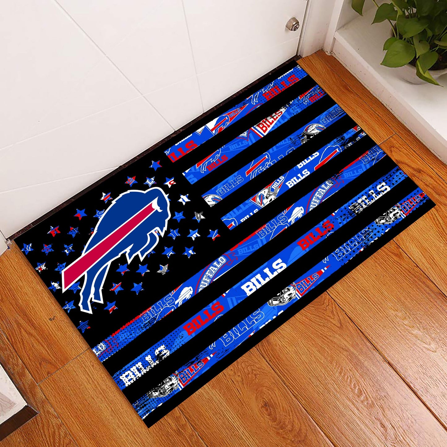 USA Flag - Anti Slip Indoor Doormat - BFLB