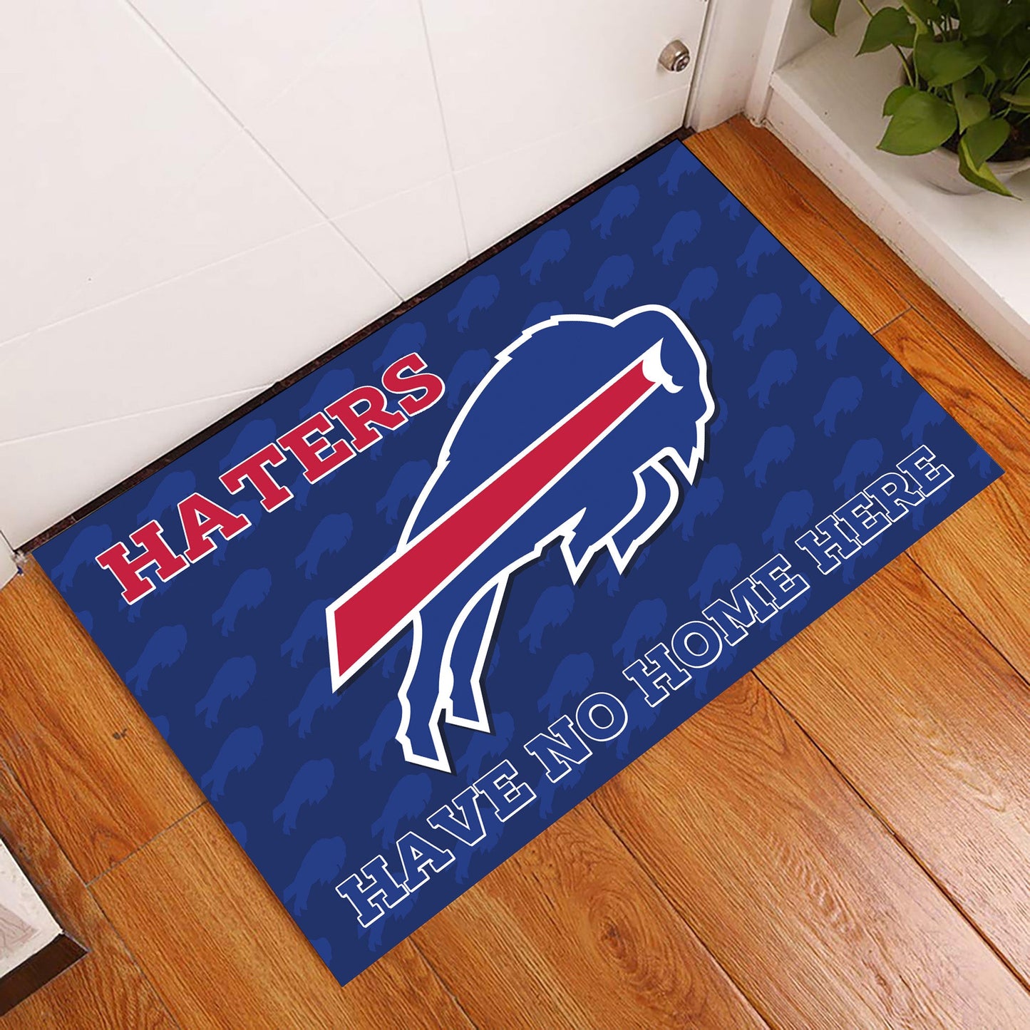 Haters Have No Home Here Doormat - Anti Slip Indoor Doormat - BFLB