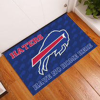 Haters Have No Home Here Doormat - Anti Slip Indoor Doormat - BFLB