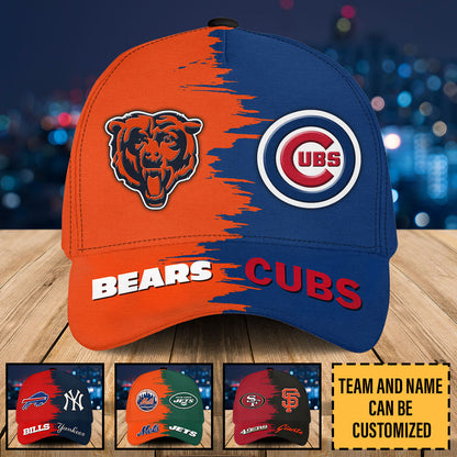 Two Teams Classic Cap - Customized Team Classic Cap - Reel