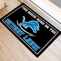 This House Runs On Doormat - Anti Slip Indoor Doormat - DTLO